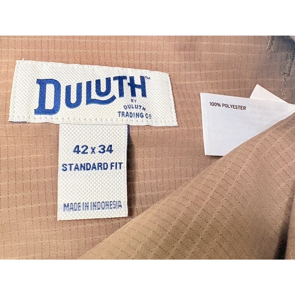 Duluth Trading Co. Mens Breezeshooter Standard Fit Work Pants Brown Size 42/34 - Picture 8 of 10